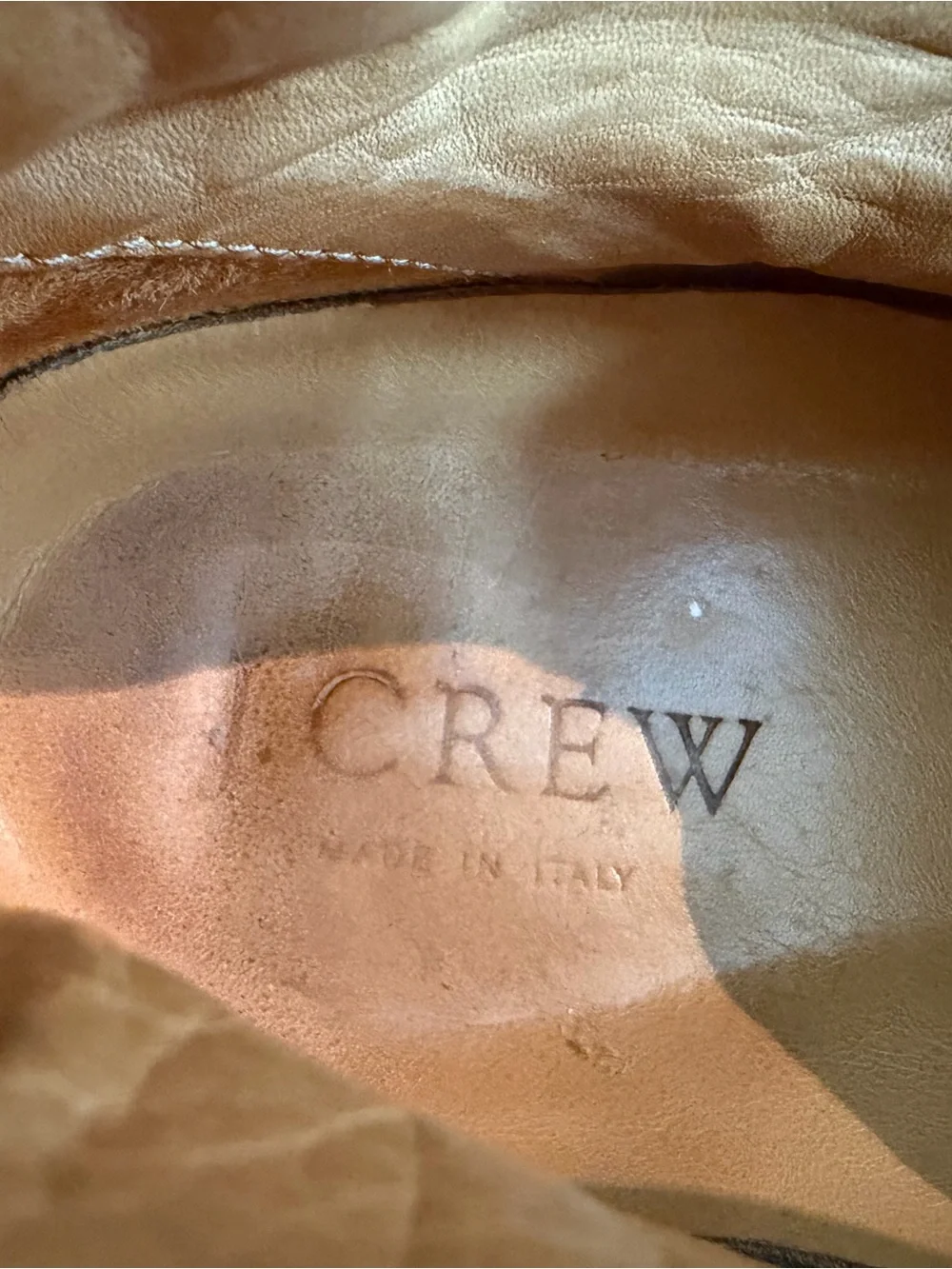 J.Crew Made in Italy Espresso Suede Chukka leather lined Boots Men's 10
